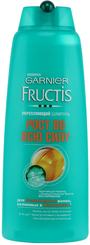Шампунь для волос Рост во всю силу Garnier Fructis 400 мл