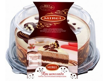 Торт Mirel Три Шоколада 900г