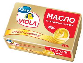 Масло сливочное Valio Виола 82% 450г