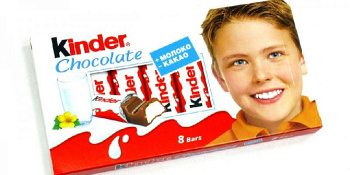 Шоколад KINDER 8шт 