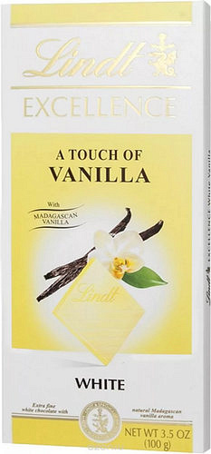 Шоколад Lindt Excellence белый шоколад с ванилью, 100 г