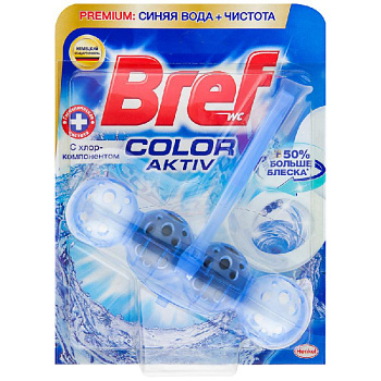Средство чистящее Bref Color Aktiv для унитаза с Хлор-компонентом 50г