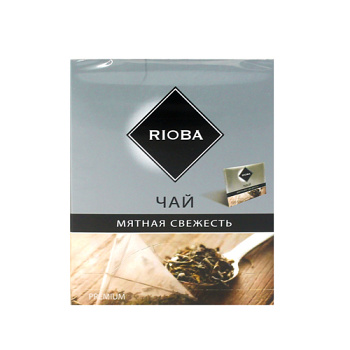Чай Rioba черный Мятная свежесть 20п