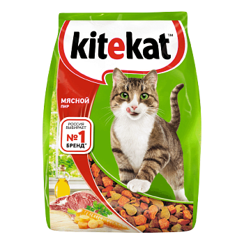 Корм для кошек Kitekat мясной пир 15 кг
