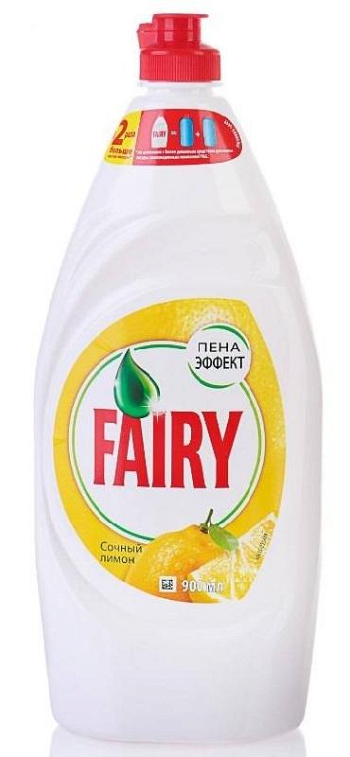 Средство Для Мытья Посуды Fairy Сочный Лимон 900 мл