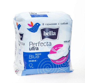 Прокладки BELLA Perfecta ultra blue maxi 9шт
