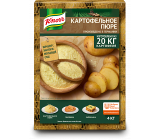 Картофельное пюре Knorr 4кг