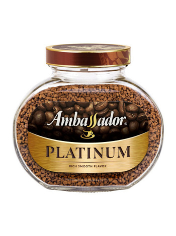 Кофе Ambassador Platinum растворимый 190г