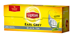 Чай черный Earl Grey Lipton 25*2 гр