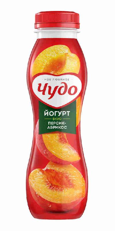 Йогурт питьевой Чудо персик-абрикос 270г