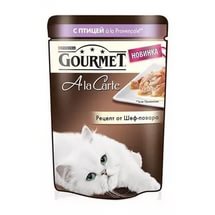 Корм для кошек с птицей Gourmet 85 гр