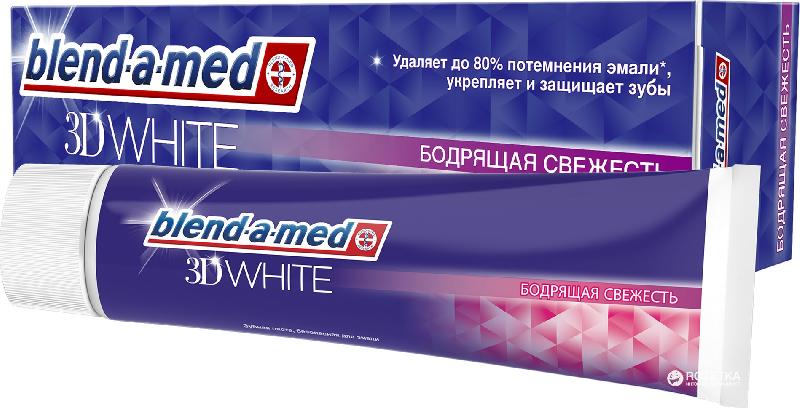 Зубная паста BLEND-A-MED 3D White Бодрящая свежесть 100мл