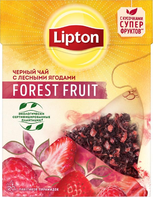 Чай черный Forest Fruit Lipton 20х1,8 гр