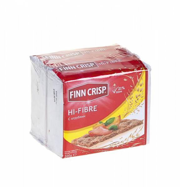 Хлебцы с отрубями Finn Crisp 200 гр