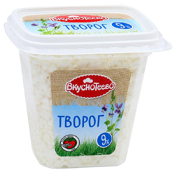 Творог 9% Вкуснотеево 300 гр