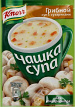 Суп б/п KNORR чашка супа грибной суп с сухариками 