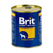 Корм для собак Brit консервы говядина и печень, 850г