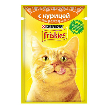 Корм для кошек Friskies с курицей в подливе 85 г