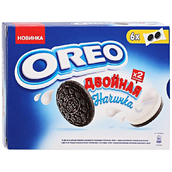 Печенье Oreo Двойная начинка, 170г