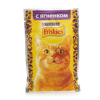 Корм для кошек Friskies ягненок в подливе, 85г