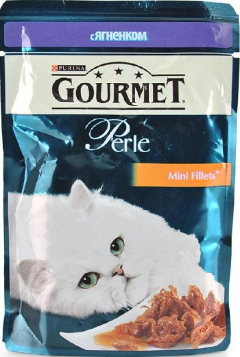 Корм влажный для котят Gourmet Pearl Ягненок 85г