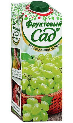 Нектар Фруктовый сад яблоко-виноград, 0.95л