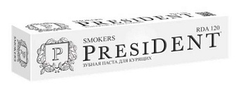 Зубная паста President Smokers, 75 мл