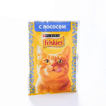 Корм для кошек Friskies с лососем 85г