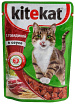 Корм для кошек Kitekat с говядиной в соусе 85 г