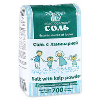 Соль водорослевая смесь безглютеновая Гарнец 700Г