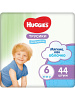 Подгузники-трусики детские для мальчиков HUGGIES 6 15–25кг 44шт