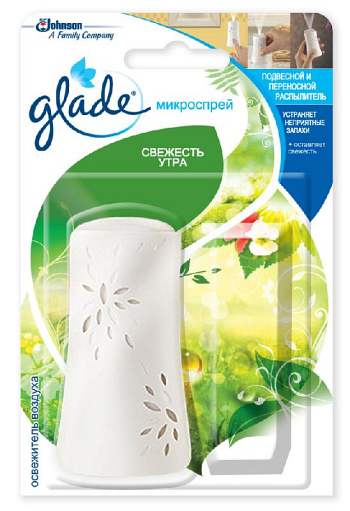 Освежитель воздуха Glade микроспрей Свежесть утра, 10мл