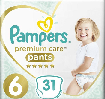 Подгузники-трусики Pampers Premium Care Pants Extra Large 31шт