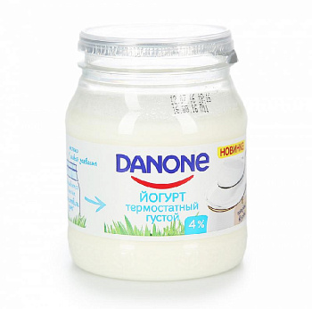 Йогурт Danone термостатный 4%, 160г