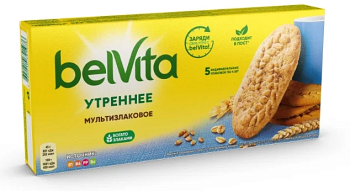 Печенье Belvita Утреннее мультизлаковое 225г