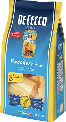 Макароны De cecco paccheri №125 из твердых сортов пшеницы 500г