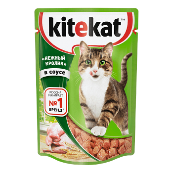 Корм для кошек Kitekat кролик соусе 85 г