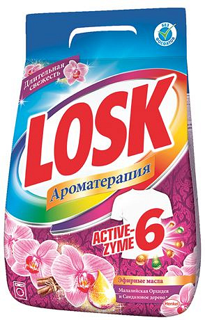 Порошок стиральный LOSK Aroma Орхидея 4,05кг