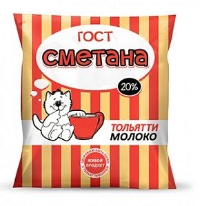 Сметана Тольяттимолоко 20% 400 г