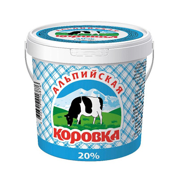 Продукт молокосодержащий Альпийская Коровка 20% 900г