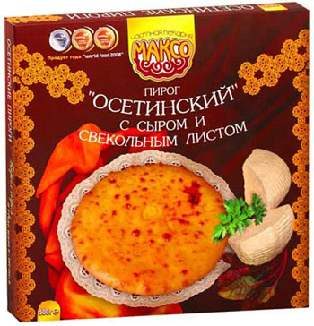 Пирог Максо осетинский с сыром и свекольным листом, 500г