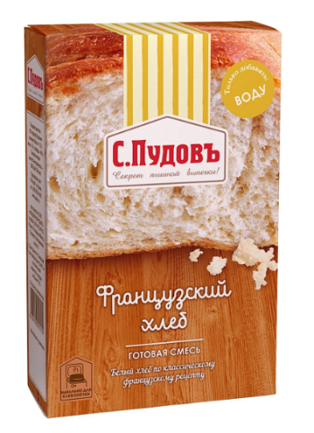Готовая хлебная смесь С.Пудовъ, Французский хлеб, 500 гр.