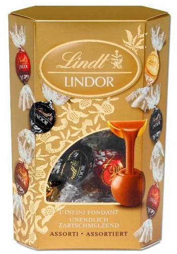 Конфеты Lindt Lindor ассорти шоколадные 337г