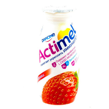 Напиток фруктовый Actimel Клубника 100г