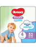 Подгузники-трусики детские для мальчиков HUGGIES 4 9–14кг 52шт