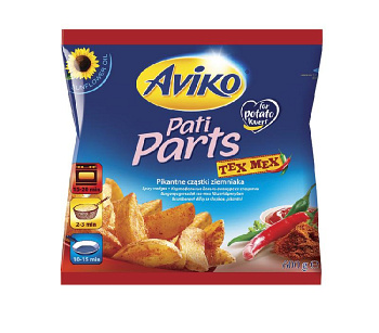 Картофельные дольки Aviko в кожуре со специями ,600г